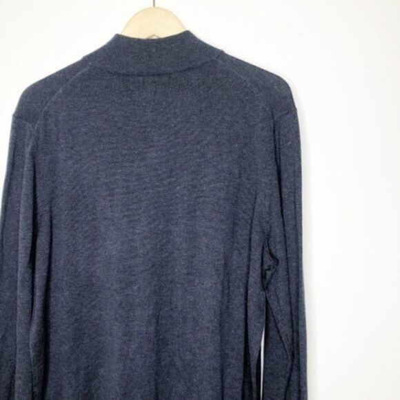 VINEYARD VINES Dark Blue 1/4 Zip Sweater - Picture 8 of 9